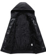 Winter Stand-collar PU Jacket Leather Jacket Men