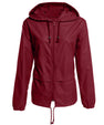 Raincoat Zipper Hooded Lightweight Outdoor Jacket Thin Outdoor Jacket