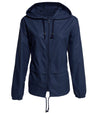 Raincoat Zipper Hooded Lightweight Outdoor Jacket Thin Outdoor Jacket