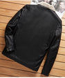 Men Plus Plush Plus Thick Leather Jacket Youth Leisure Large Size