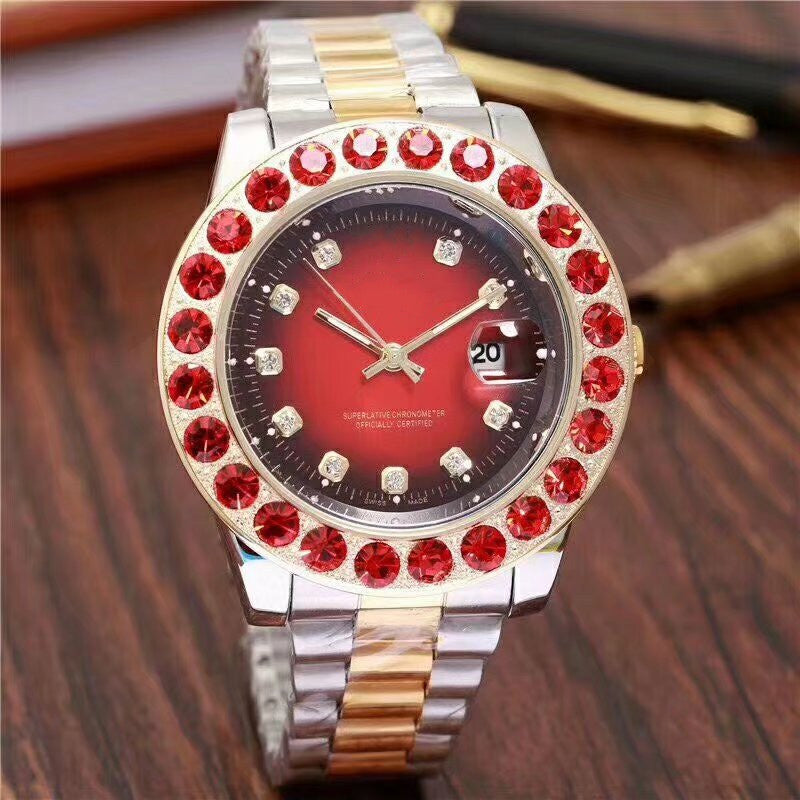 Stainless steel quartz watch