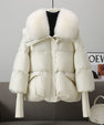 Down Cotton-padded Jacket Women's Short Fur Collar Thickened Coat Winter Clothing