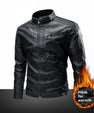 Spring And Autumn Cross-border Casual Men's Leather Clothing Stitching Motorcycle Retro Fashion Leather Jacket Coat