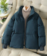 Korean Style Short Padded Down Jacket Women