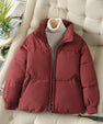 Korean Style Short Padded Down Jacket Women