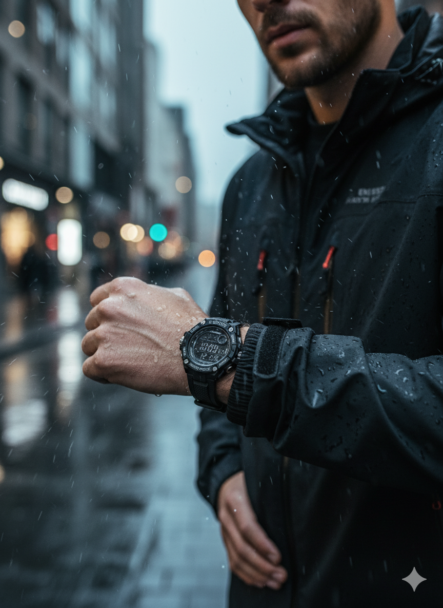 S-Sport Waterproof Digital Wrist Watch for Men | Outdoor & Casual