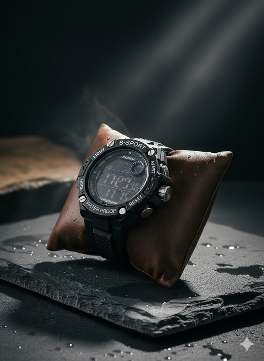 S-Sport Waterproof Digital Wrist Watch for Men | Outdoor & Casual