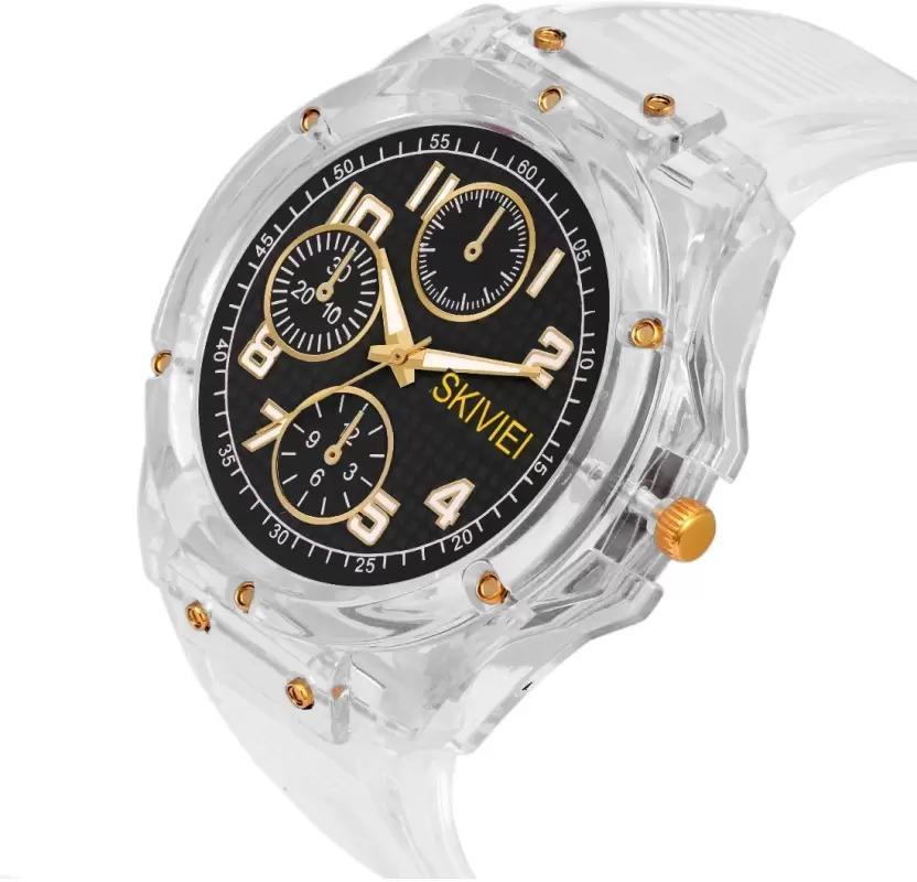 SKIVIEI Transparent Luxury Wrist Watch-Transparent Analog Watch