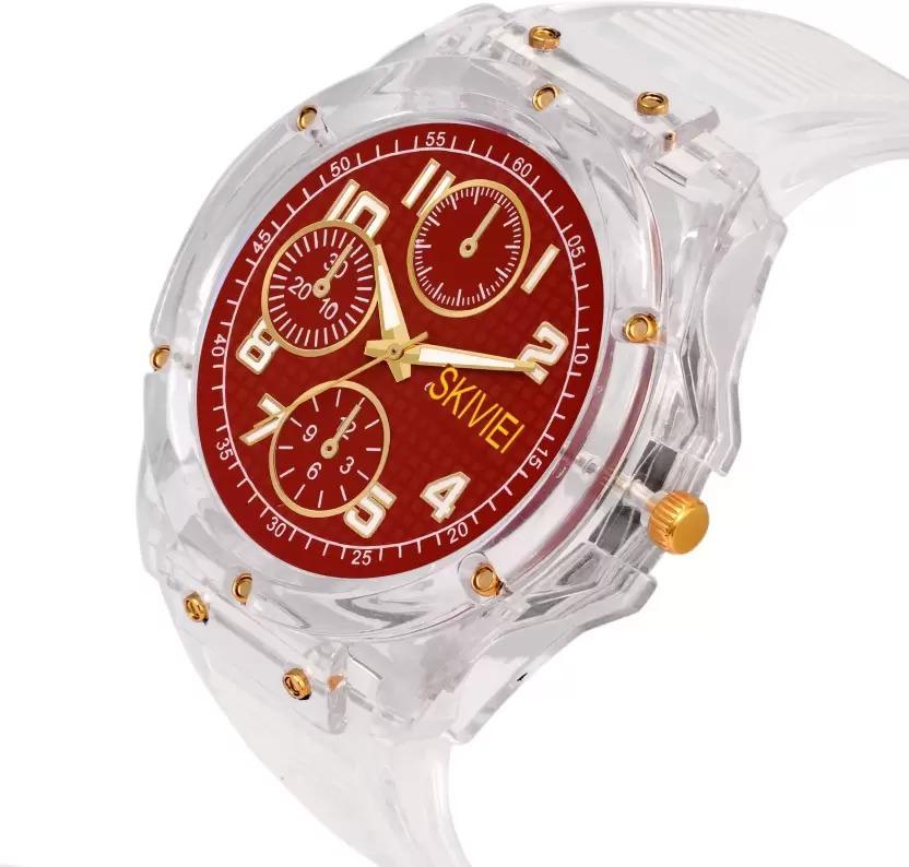 SKIVIEI Transparent Luxury Wrist Watch-Transparent Analog Watch