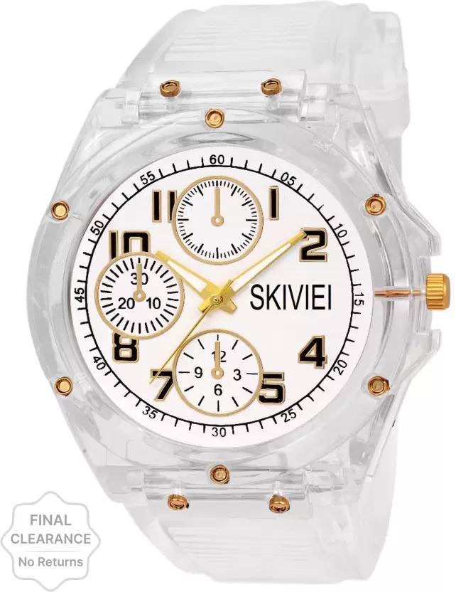 SKIVIEI Transparent Luxury Wrist Watch-Transparent Analog Watch