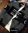 1 Pc Men's Fleece Printed Fleece Zipper Jacket