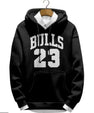 BULLS 23 Printed Premium Hooded Sweatshirt for Men