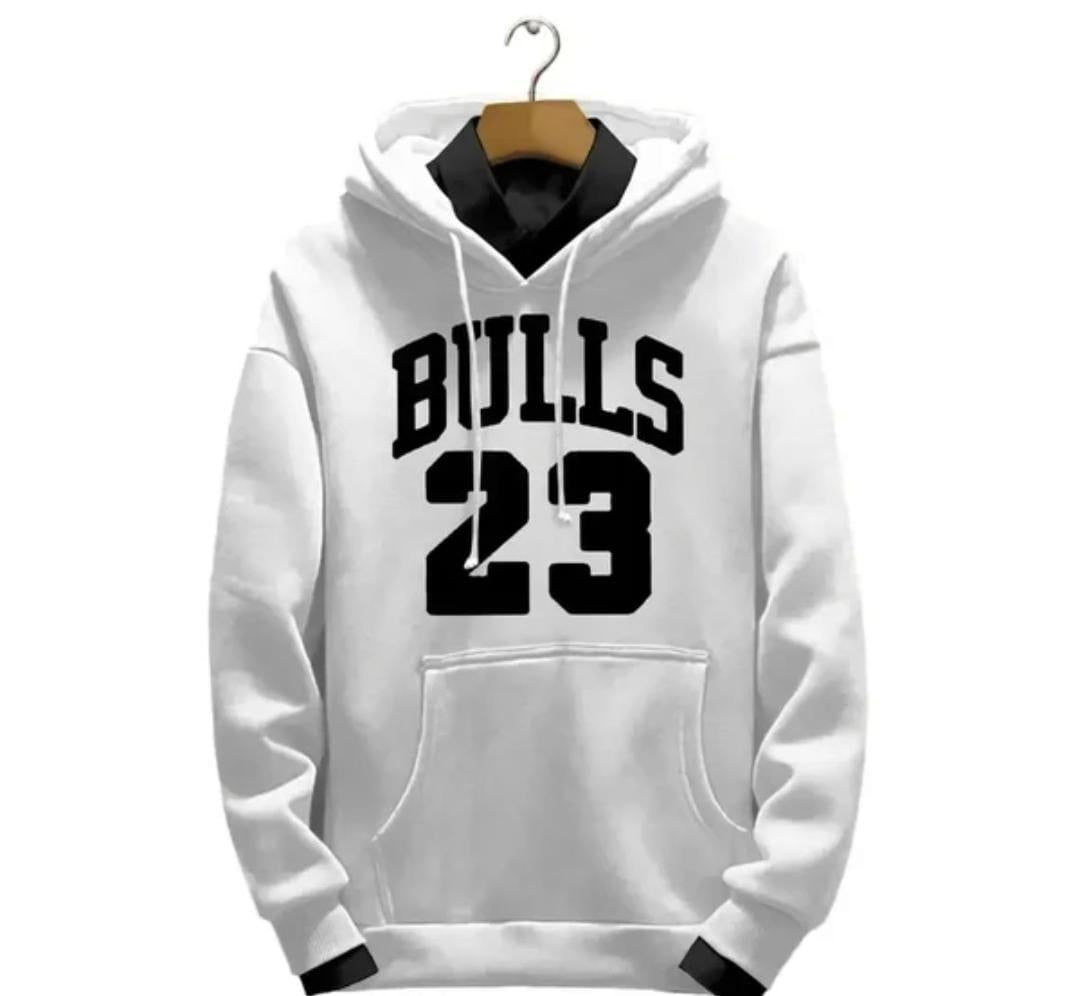 BULLS 23 Printed Premium Hooded Sweatshirt for Men