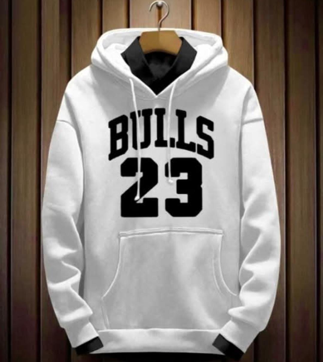 BULLS 23 Printed Premium Hooded Sweatshirt for Men