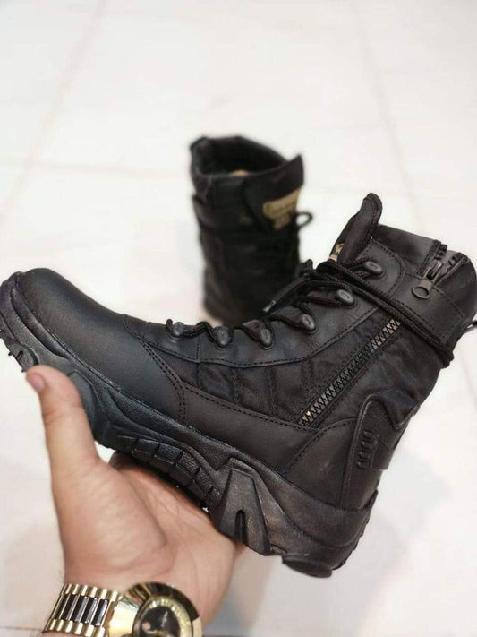 Men’s Tactical Desert Combat Boots – Heavy Duty Military SWAT Boots for Hiking, Patrol & Outdoor Use