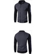 1 Pc Men's Fit Body Fleece Jacket-Grey