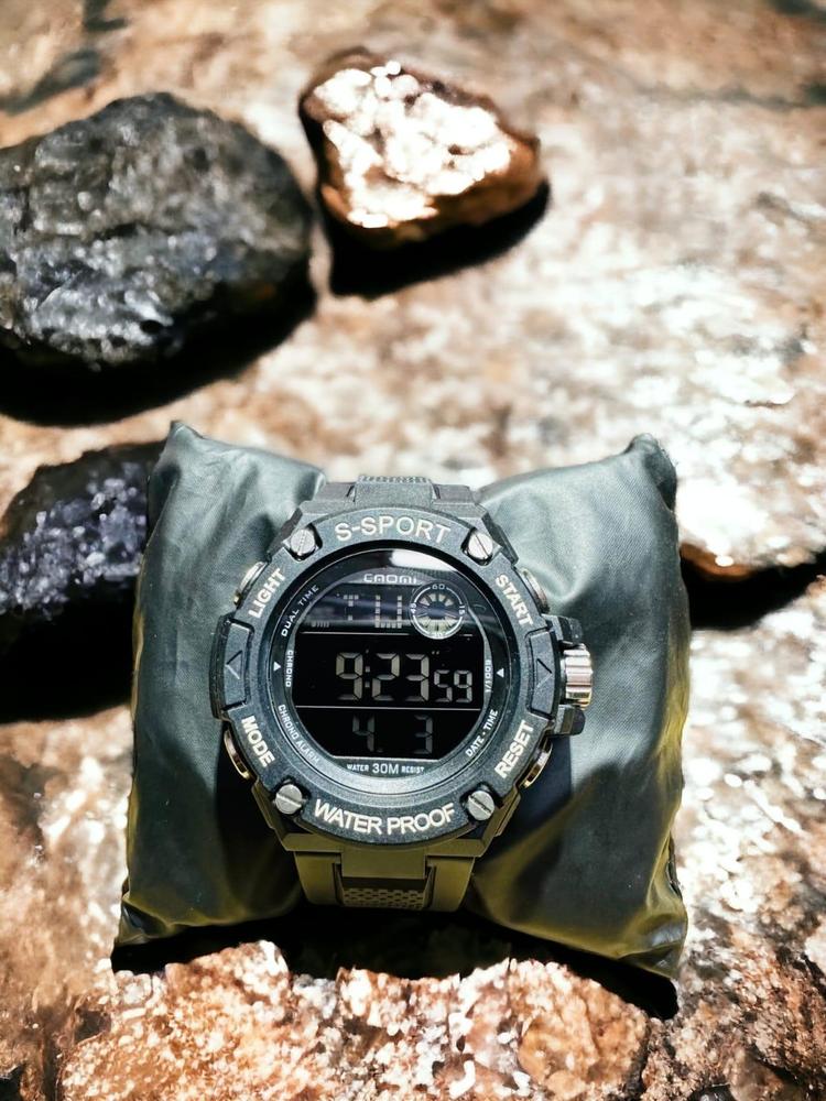 S-Sport Waterproof Digital Wrist Watch for Men | Outdoor & Casual