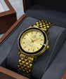 HK Collection Gold Couple Wrist Watches – Elegant Matching Quartz Set