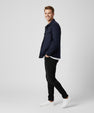 Men’s Plain Fleece Jacket – Soft Warm Collared Winter Wear