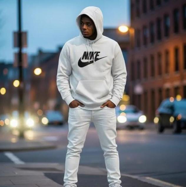 Premium Nike Gray Hoodie – Authentic Sportswear from Markaz