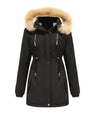 WInter Coat Detachable Hooded Feece Jacket Women