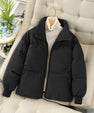 Korean Style Short Padded Down Jacket Women
