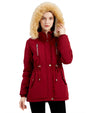 WInter Coat Detachable Hooded Feece Jacket Women
