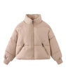 Korean Style Short Padded Down Jacket Women