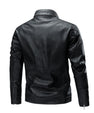 Spring And Autumn Cross-border Casual Men's Leather Clothing Stitching Motorcycle Retro Fashion Leather Jacket Coat