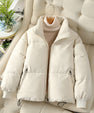 Korean Style Short Padded Down Jacket Women