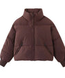 Korean Style Short Padded Down Jacket Women