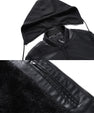 Winter Stand-collar PU Jacket Leather Jacket Men